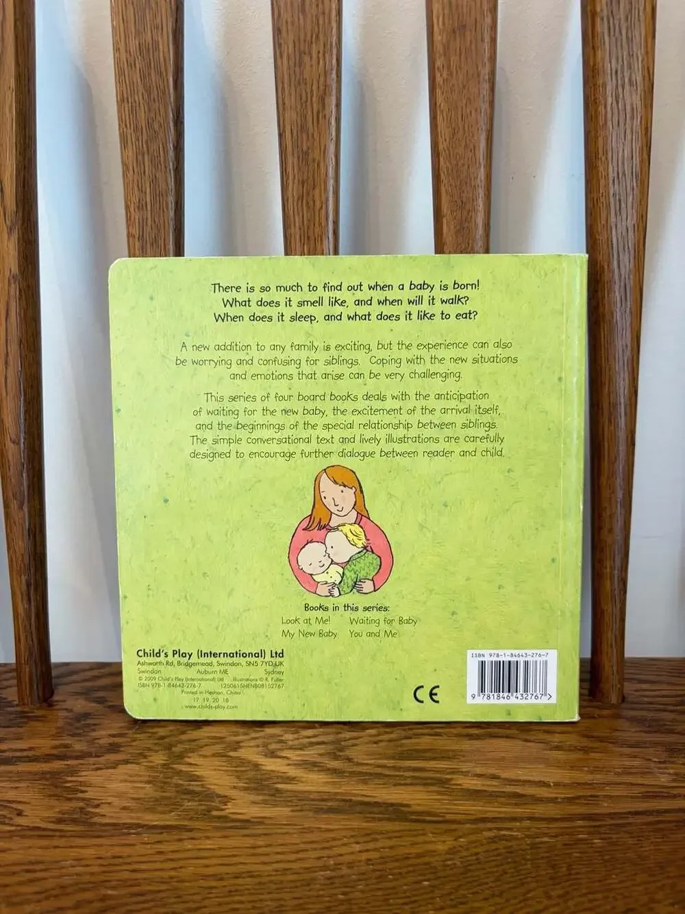 My New Baby Board Book by Rachel Fuller Child's Play